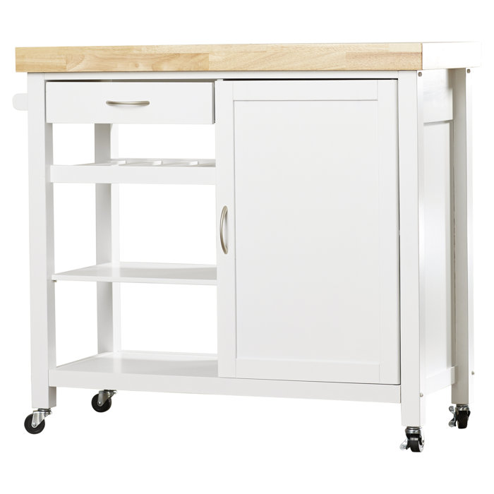 Lake Hamilton Kitchen Island with Wood Top & Reviews AllModern